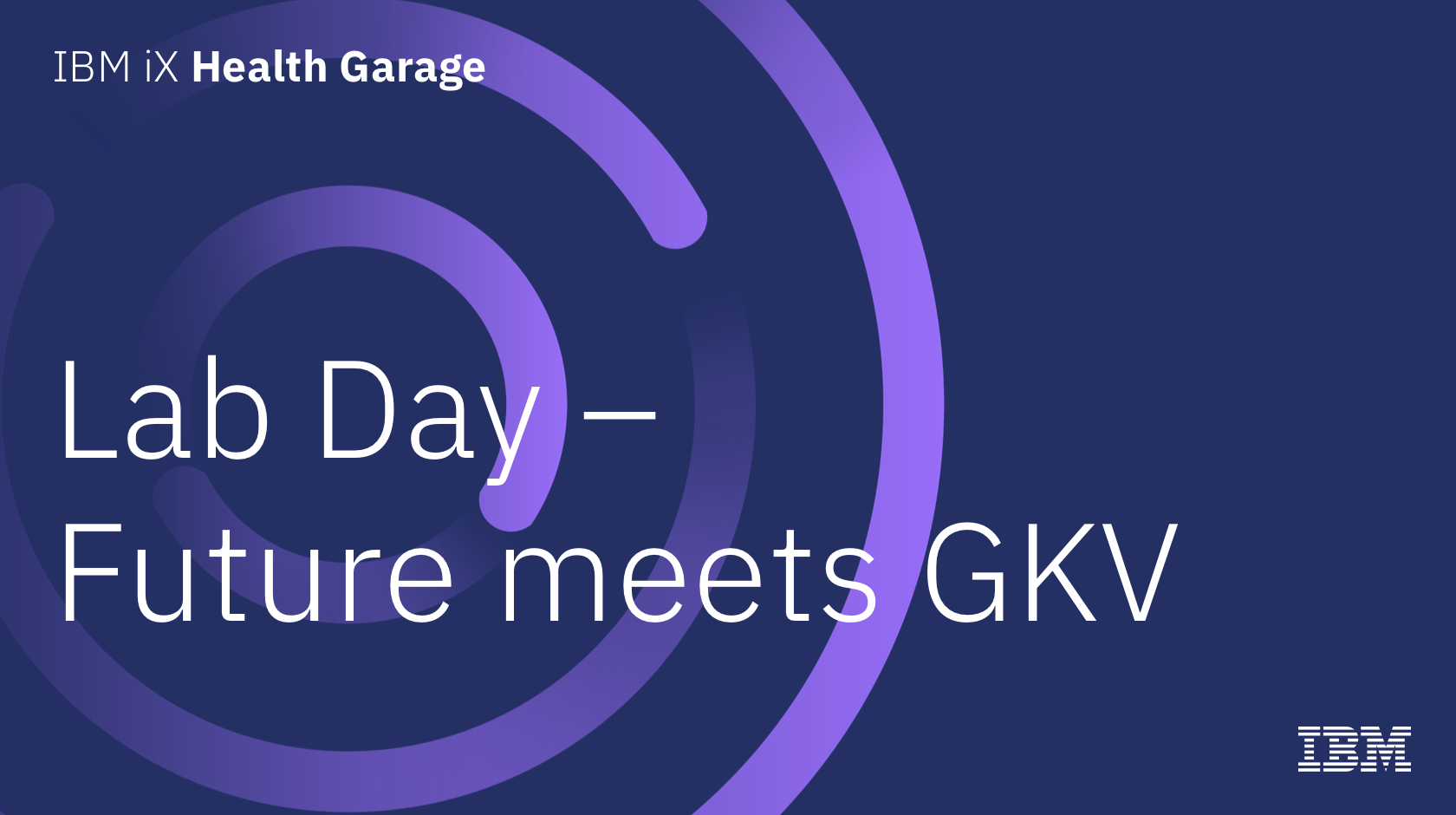 Slogan: Lab Day - Future meets GKV