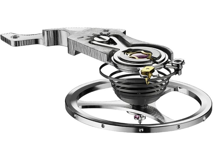 Spiralfeder einer Tag Heuer Uhr