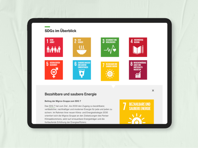 Overview sustainable development goals