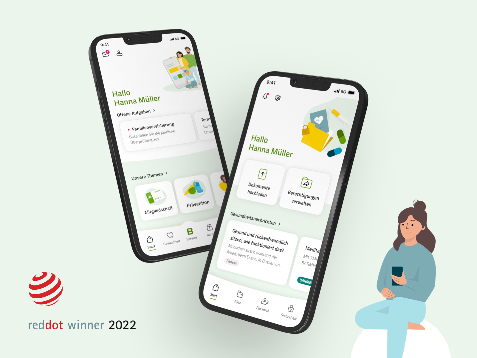 BARMER reddot winner 2022