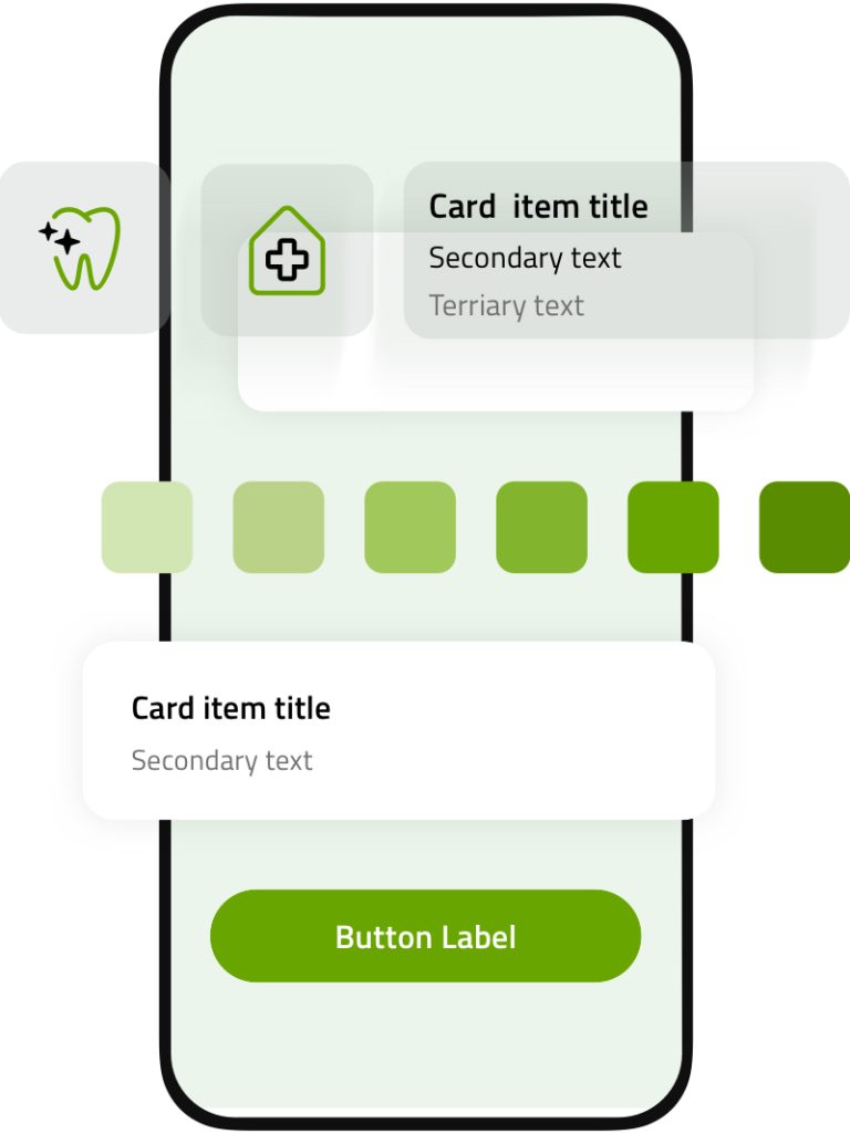 Illustration of the BARMER Design System