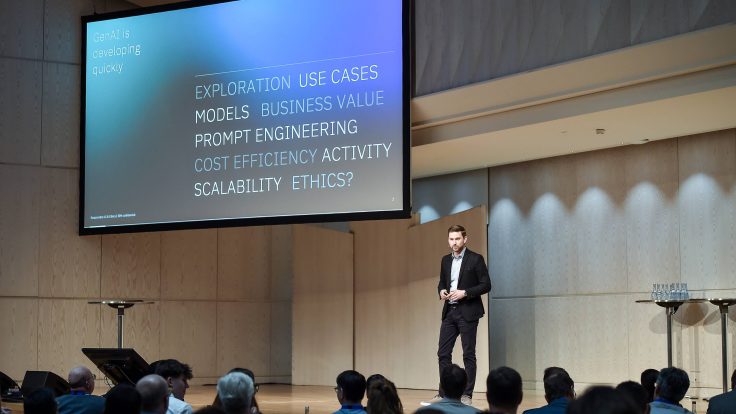 IBM team attending the CAR IT Symposium in Stuttgart.