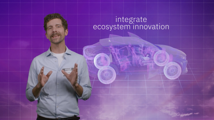 An picture depicting the concept of a Software-Defined Vehicle.